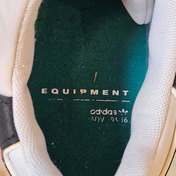 Adidas Men's Ultraboost Equipment ADV/91-16 Athletic Shoes, White/Black, Sz 13 - Picture 14 of 16